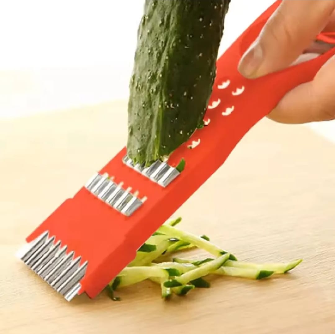 5-in-1 Vegetable Peeler & Julienne Slicer – Grater, Metal Scraper & Multi Kitchen Cutter