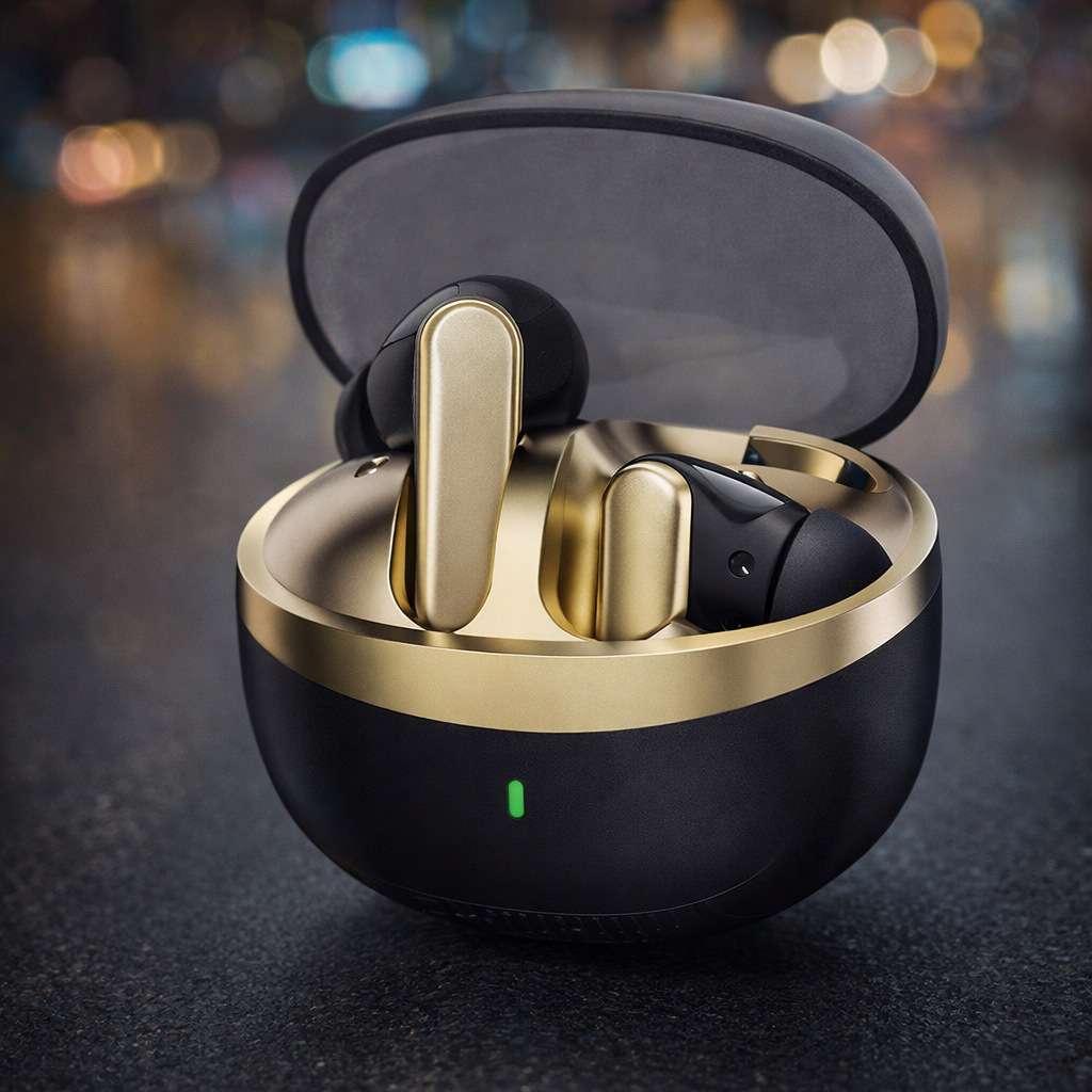 Powerlink Sonic TWS Wireless Earbuds – Real ANC + ENC Noise Cancellation | Gaming Mode