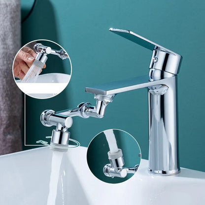 1080° Rotatable Faucet Aerator – Water Saving Splash Filter, Extendable Kitchen & Bathroom Washbasin Tap Nozzle Bubbler
