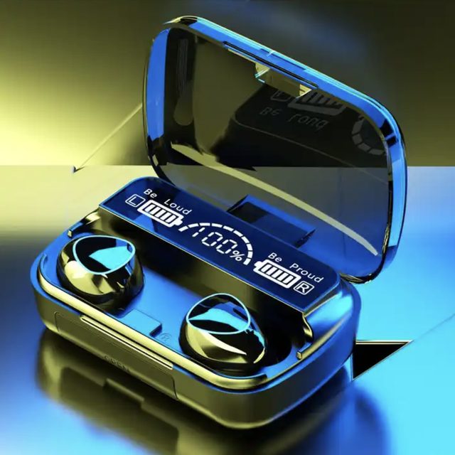 M10 TWS Wireless Headphones – Bluetooth 5.1 Touch Control Earbuds, 9D HiFi Sound Quality, Waterproof Wireless Headset