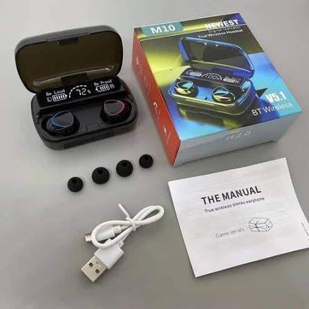 M10 TWS Wireless Earbuds – BT 5.1