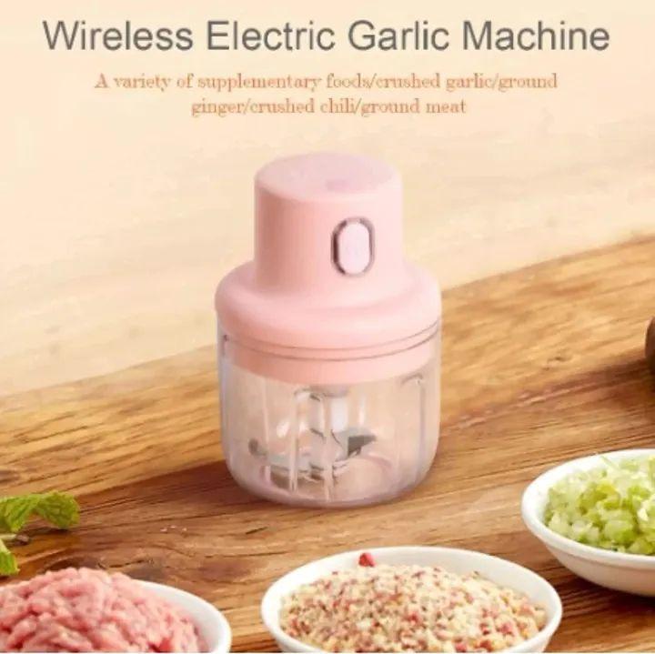 Portable Electric USB Rechargeable Food Chopper – Cordless Fruit, Vegetable, Onion & Garlic Cutter, Mixer, Blender, Mincer & Grinder & meat grinder