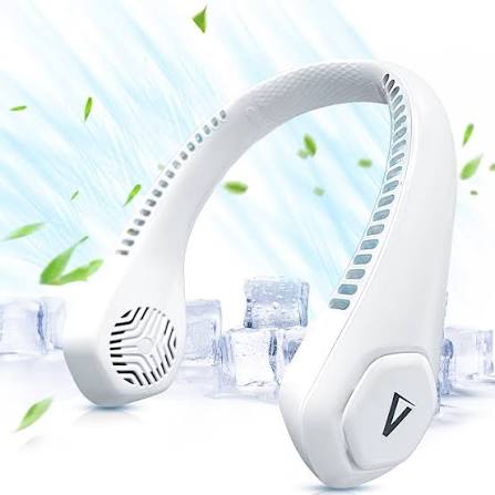 Stay Cool Anywhere™ Portable Neck Fan – Hands-Free Rechargeable Cooling Fan for Travel, Sports & Outdoor Use
