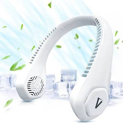 Stay Cool Anywhere™ Portable Neck Fan – Hands-Free Rechargeable Cooling Fan for Travel, Sports & Outdoor Use