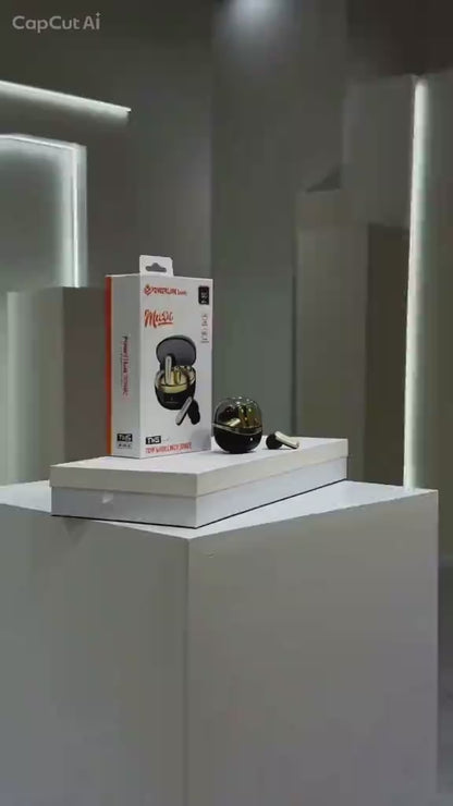 Powerlink Sonic TWS Wireless Earbuds – Real ANC + ENC Noise Cancellation | Gaming Mode